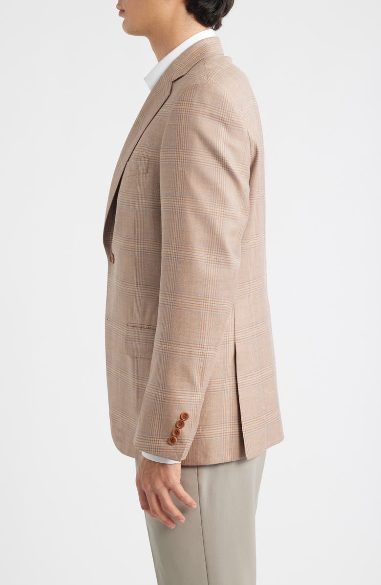 Heritage Gold Vicuna Plaid Wool & Silk Blend Sport Coat, Alternate, color, Vicuna