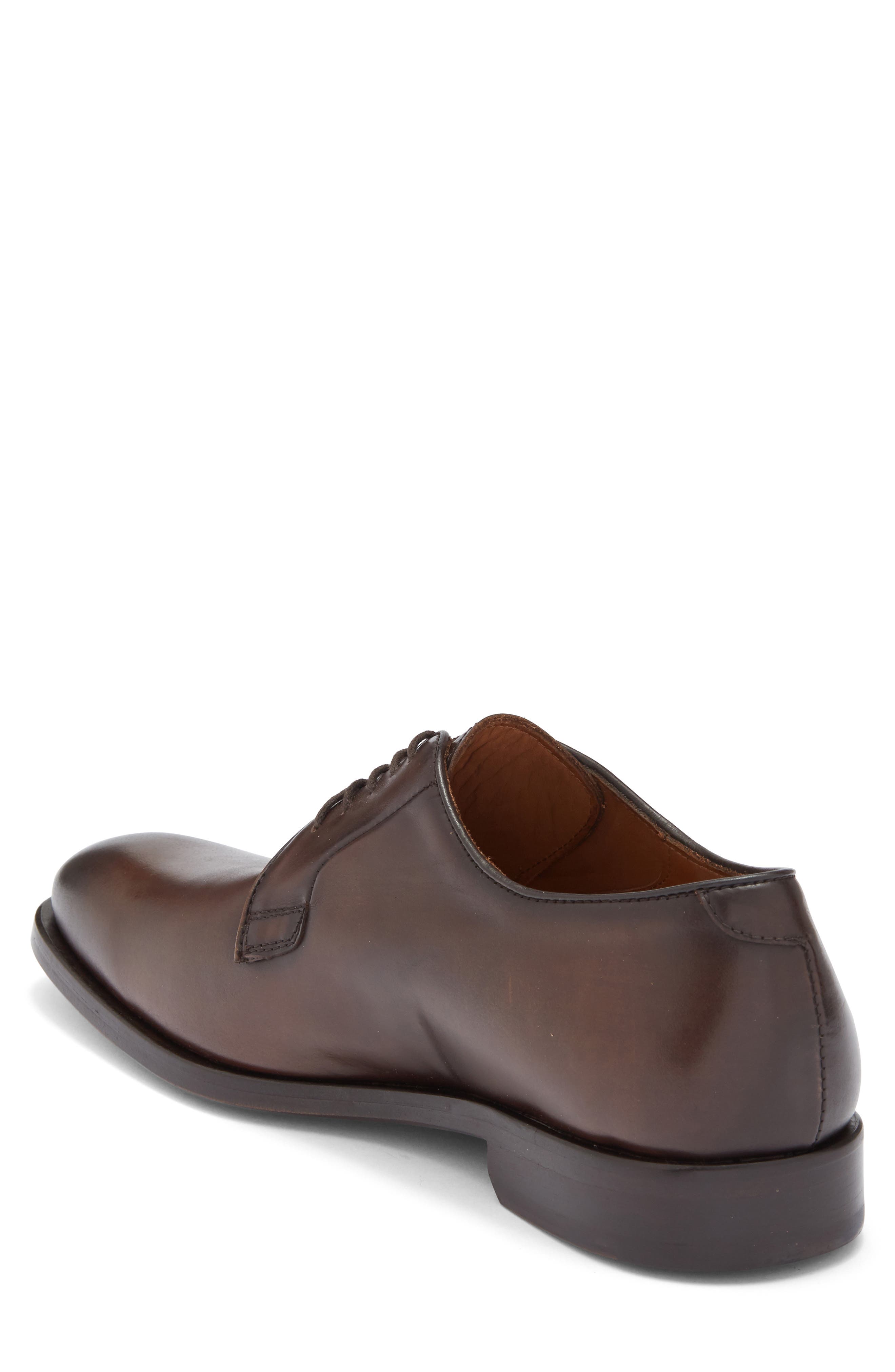 ANTONIO MAURIZI Plain Toe Derby, Alternate, color, Caffe