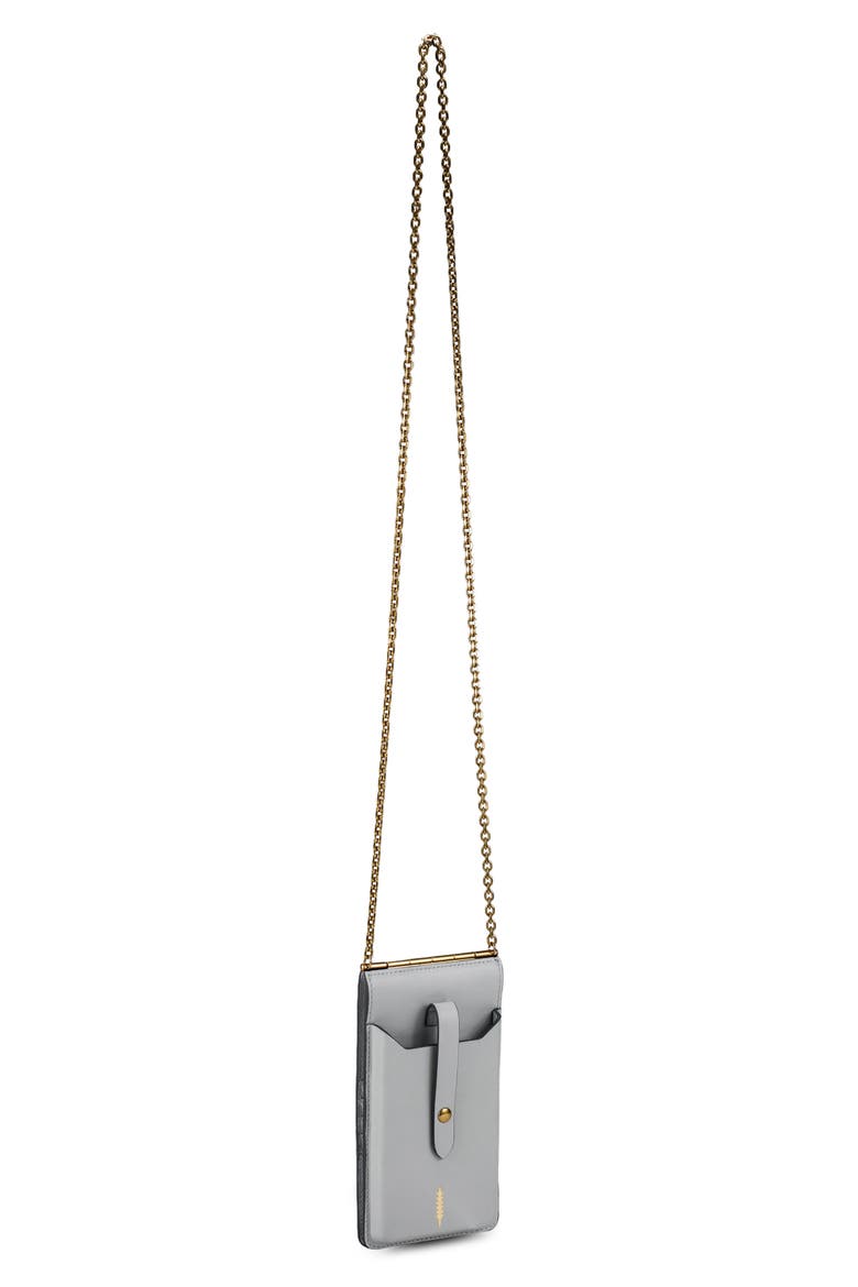 Nora Phone Leather Crossbody Bag, Alternate, color, MIST