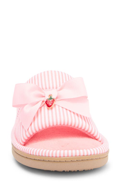 ISOTONER ISOTONER FRUIT CHARM SCUFF SLIPPER 