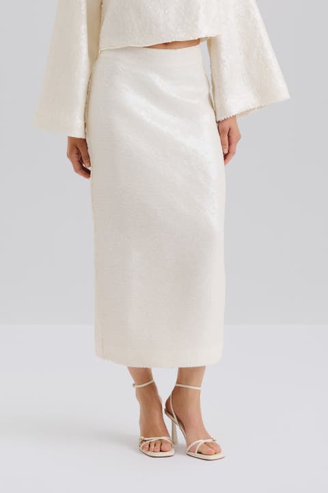 Clarisse Sequin Maxi Skirt