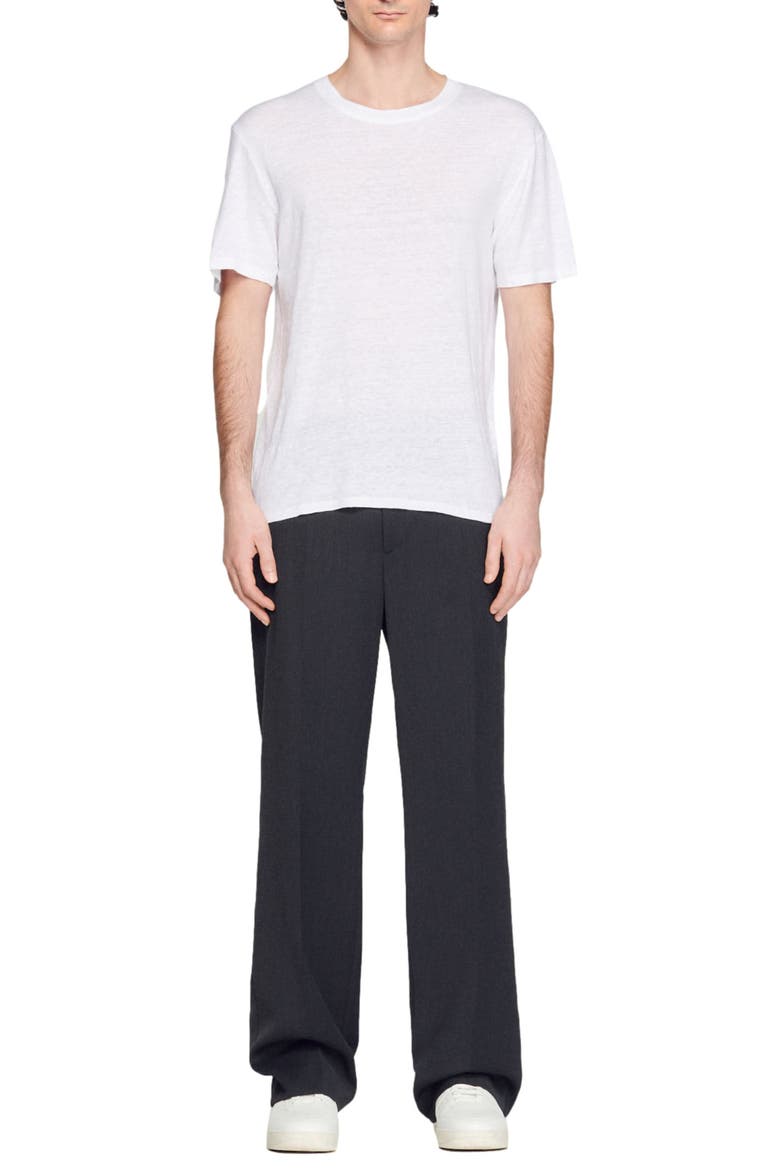 Certified linen T-shirt, Alternate, color, WHITE
