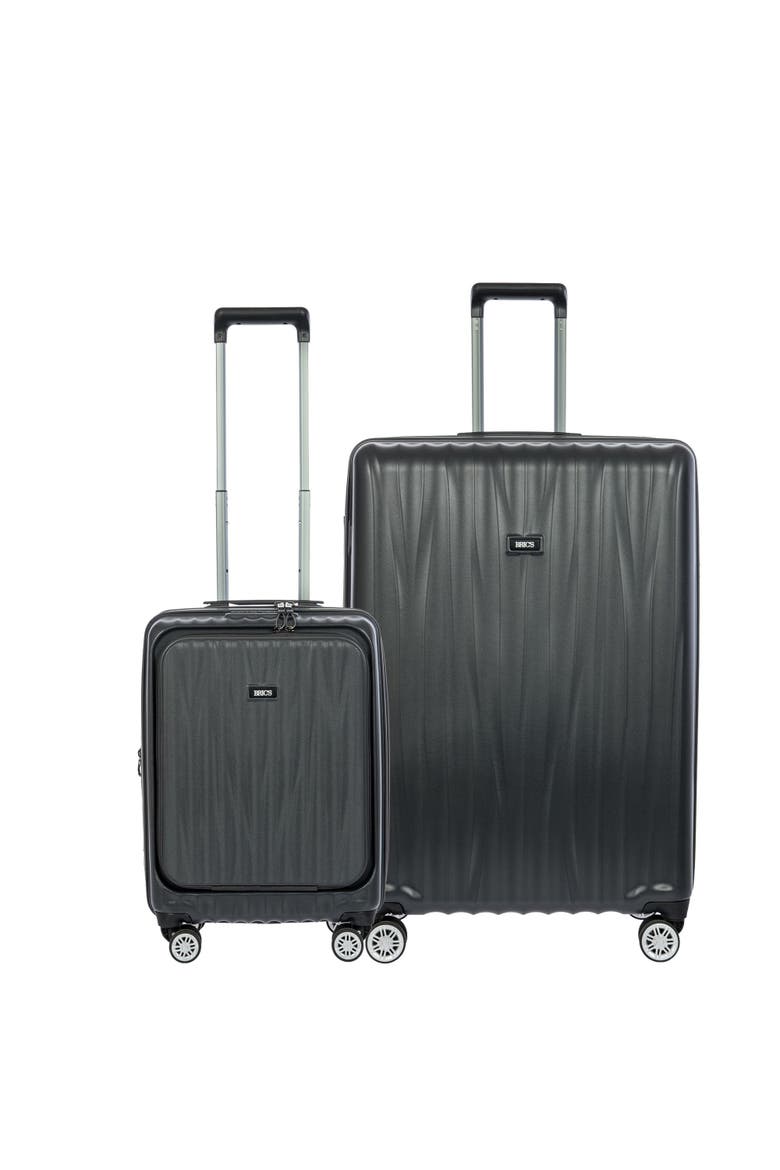 Cervia Hardside Expandable (21"/29") 2 Piece Spinner Luggage Set, Main, color, Dark Grey