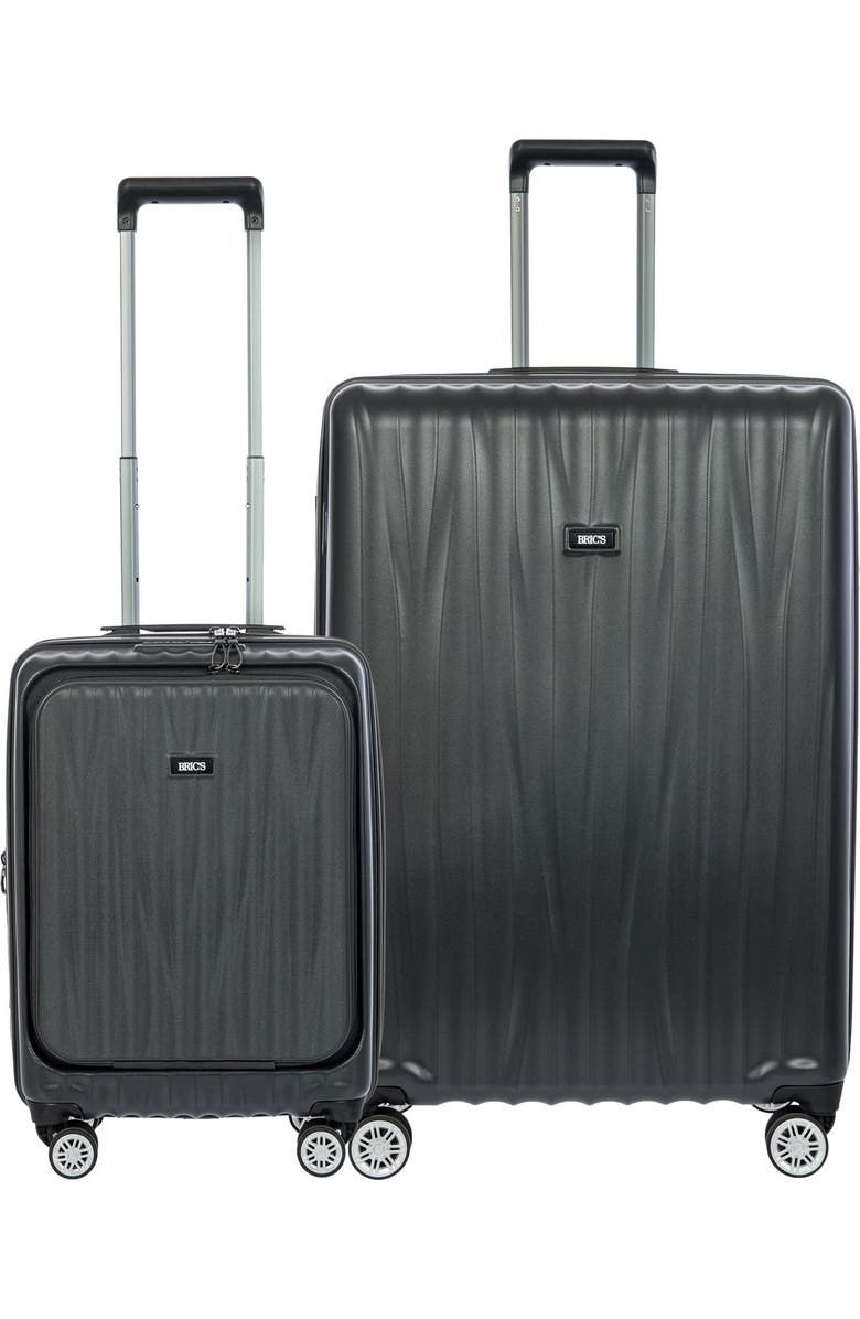 Bric's Cervia 2-Piece Spinner Set, Main, color, Dark Grey