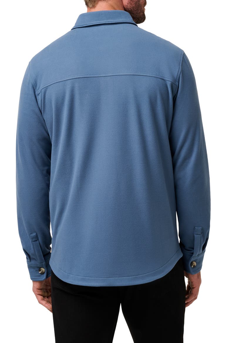 Polar Fleece Shirt Jacket, Alternate, color, BERING SEA