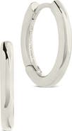 Sterling Forever Carmen Polished Infinity Micro Hoop Earrings