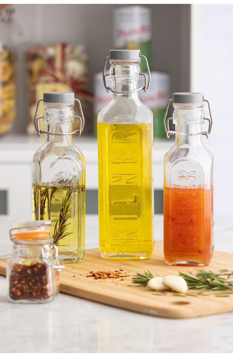 Kilner Swing Top Glass Bottle, 34 Ounce, Alternate, color, Clear