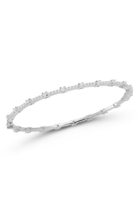 Pavé Cubic Zirconia Bangle