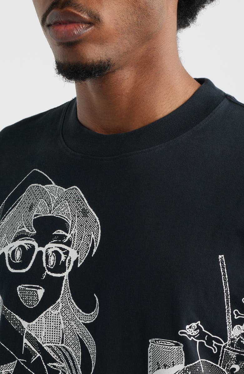 ICECREAM Order Up Cotton Jersey Graphic T-Shirt, Alternate, color, Black