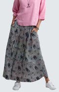 LUUKAA Evania Neon Print Linen Skirt