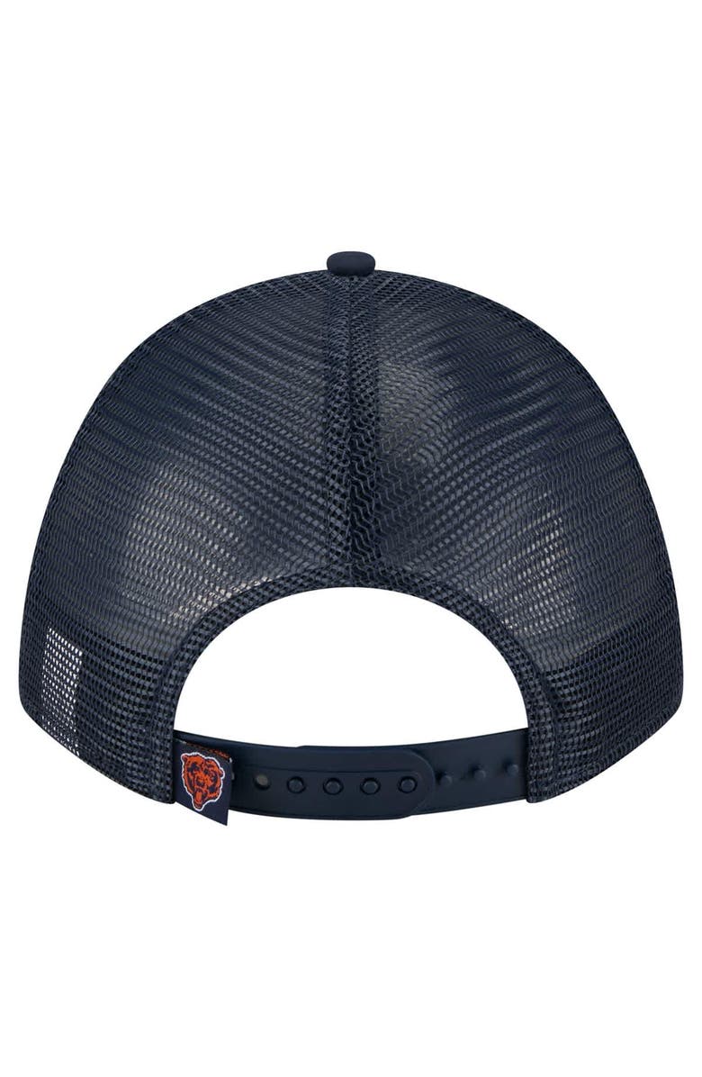 New Era Men's New Era  Navy Chicago Bears Active Minimalist M-Crown A-Frame 9FORTY Adjustable Hat, Alternate, color, 