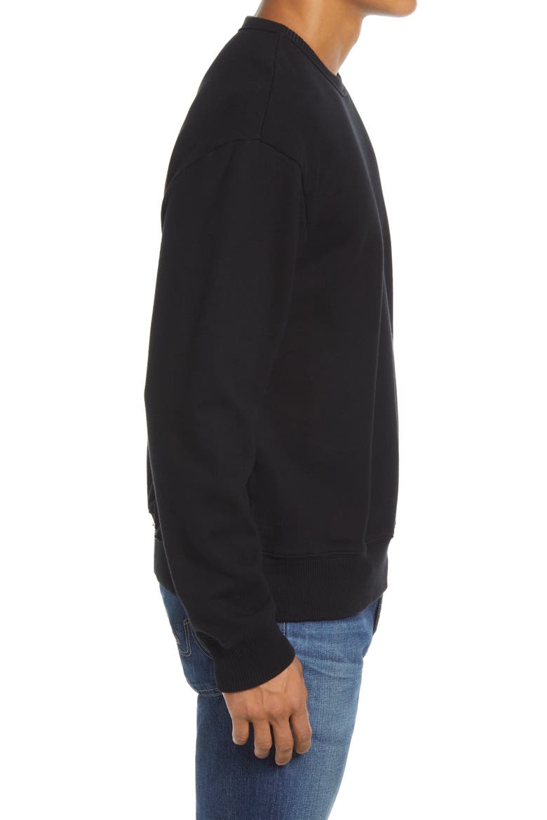 Arc Sweatshirt, Alternate, color, TRUE BLACK