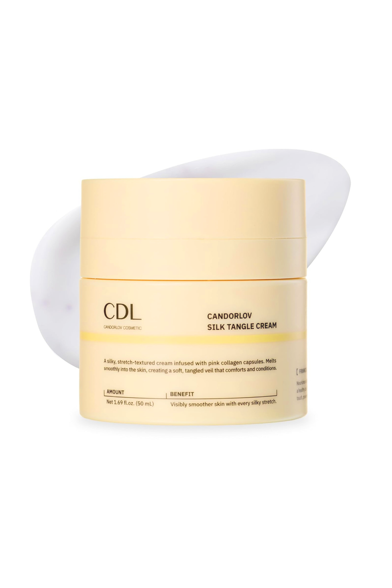 Face Cream Collagen Peptides Ceramide Silk Tangle Lifting 1.7 oz, Main, color, White
