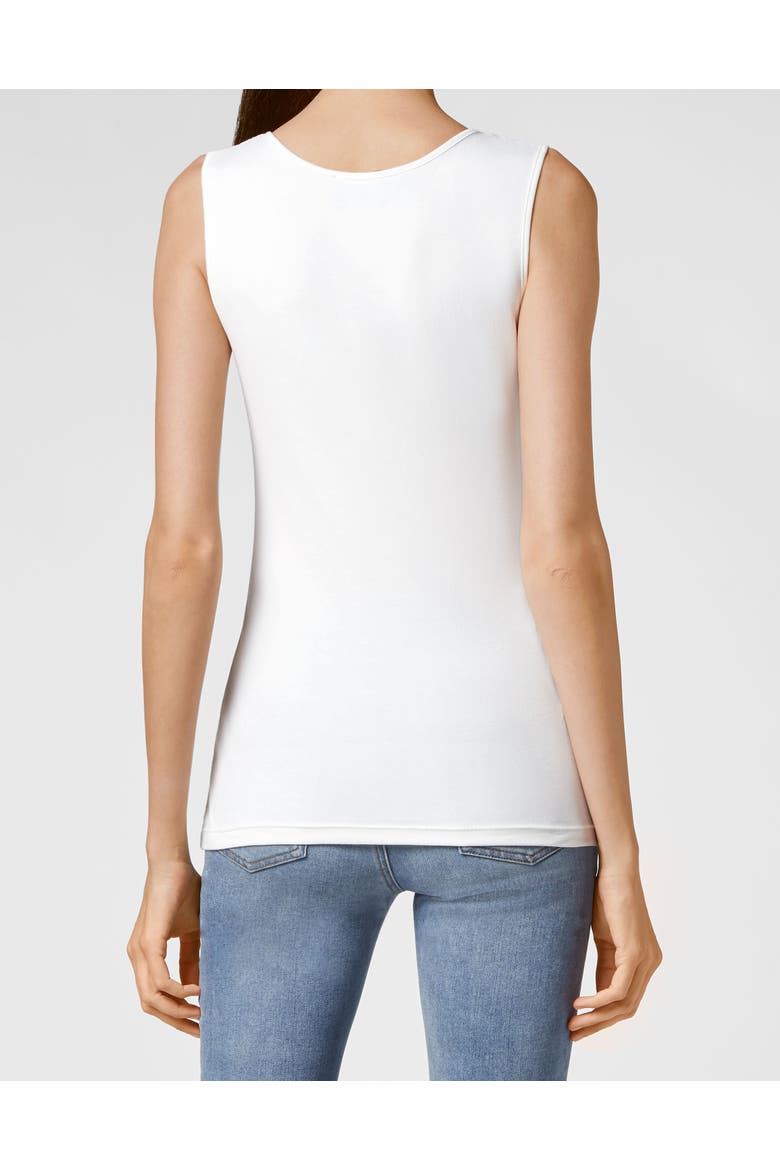 Tank Top Iconic Plein Women, Alternate, color, Cream