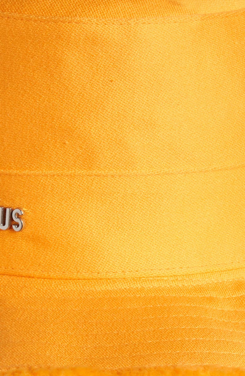 Jacquemus Le Bob Artichaut Fray Brim Cotton Expedition Hat, Alternate, color, 