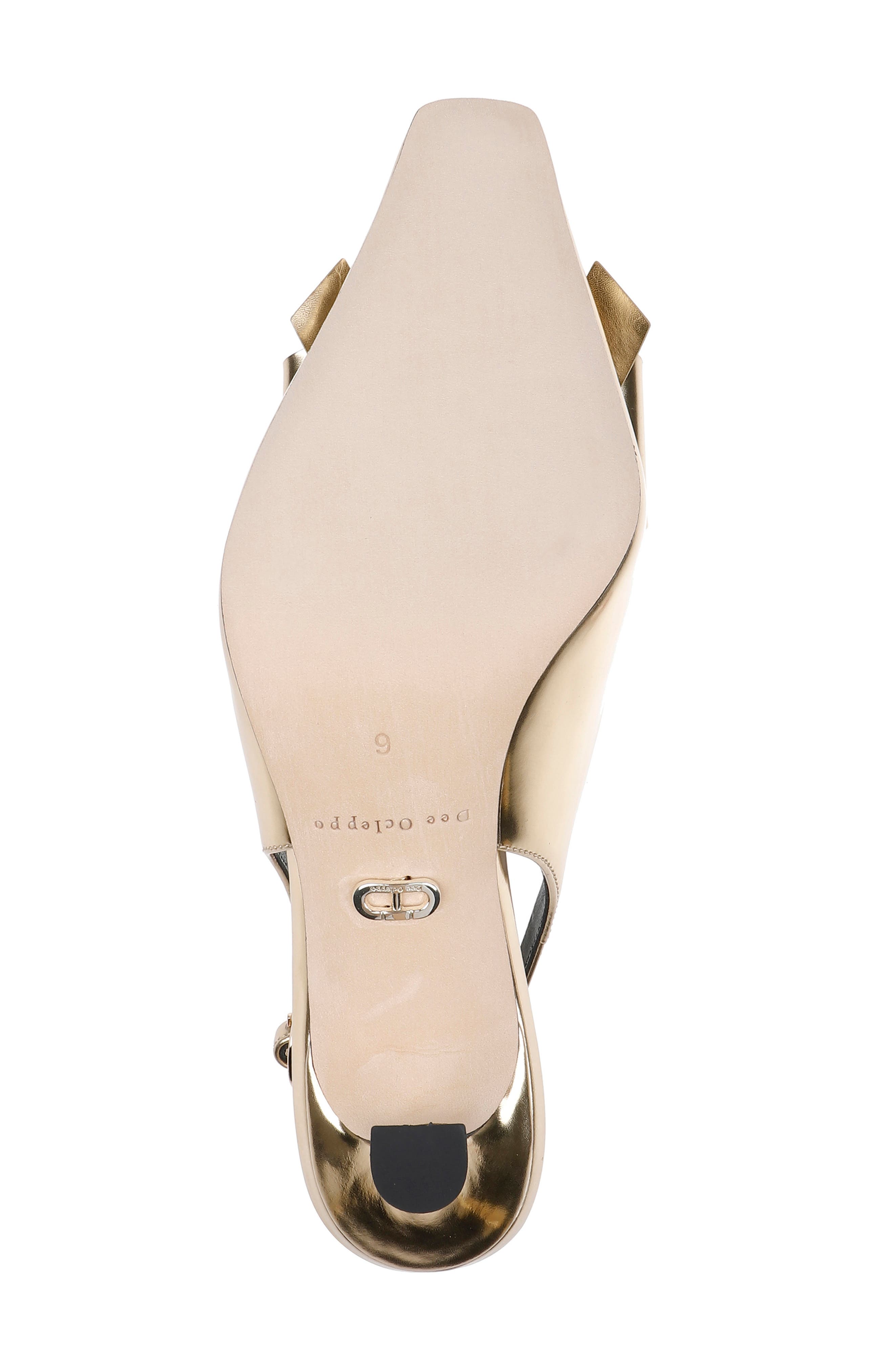 Coronado Slingback Pump, Alternate, color, GOLD METALLIC