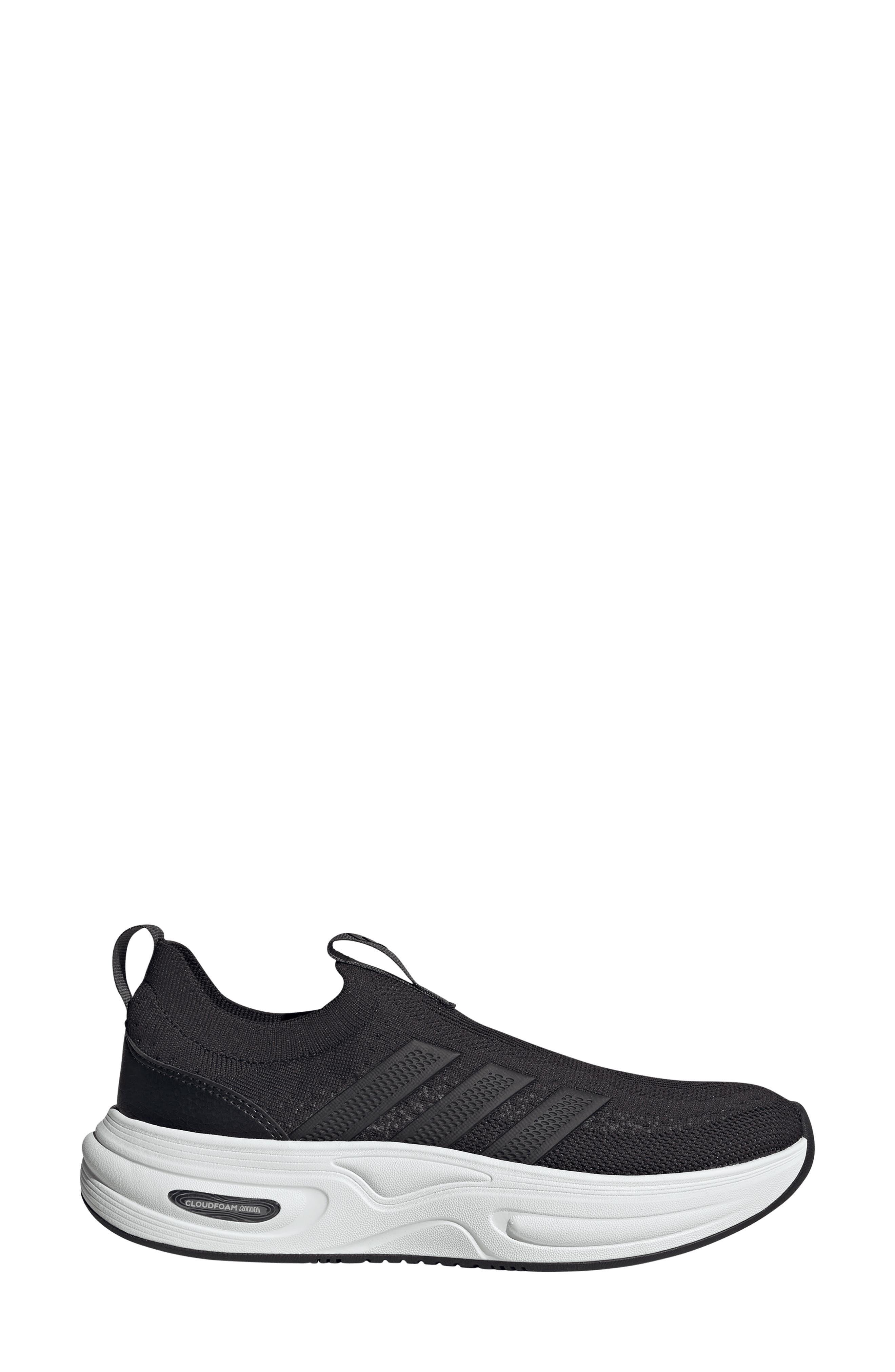 adidas Cloudfoam Cuxxion Slip-On Sneaker, Alternate, color, Core Black/ Carbon/ Ftwr White