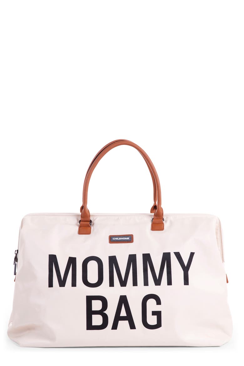 XL Travel Diaper Bag, Main, color, OFF WHITE