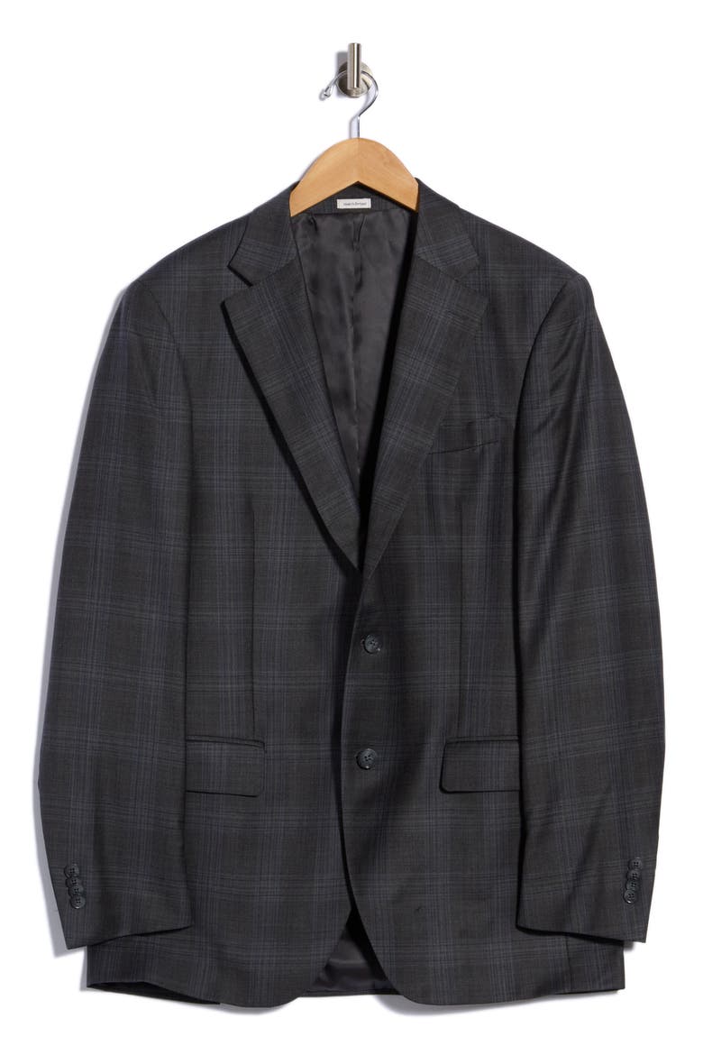 Flynn Classic Wool Sport Coat, Main, color, GREY