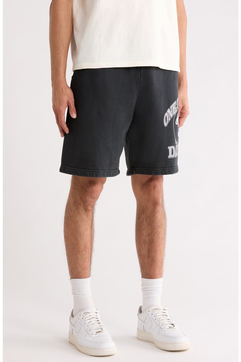 One of the Days USA Sweat Shorts, Alternate, color, WASHED BLACK
