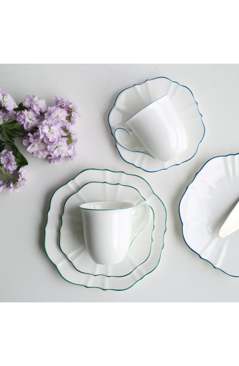 Twig New York Amelie Bread & Butter Plate, Alternate, color, Forest Green