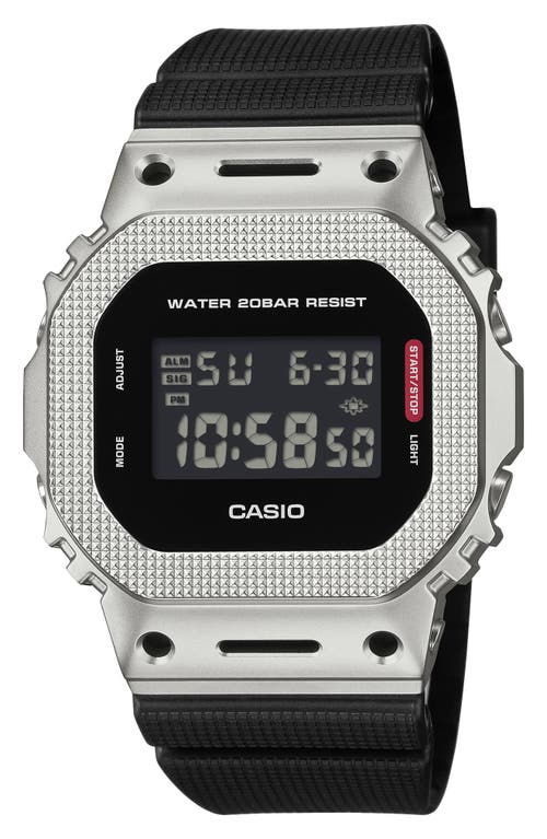 G-shock G-steel 5600 Series Gm-5600m-1 Digital Resin Strap Watch, 49.6mm X 43.2mm In Black