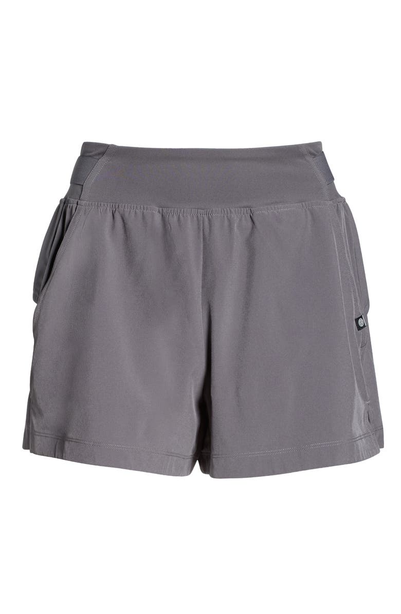 Zella Hybrid Running/Hiking High Waist Shorts, Alternate, color,