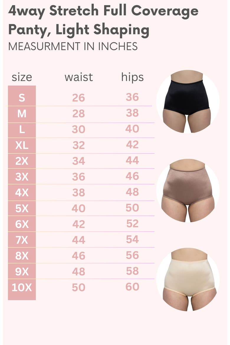 4-way Stretch Full Coverage Panty, Alternate, color, Beige