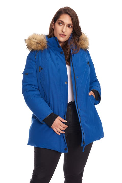 GLACIER PLUS SIZE - Vegan Down Classic Winter Parka Jacket