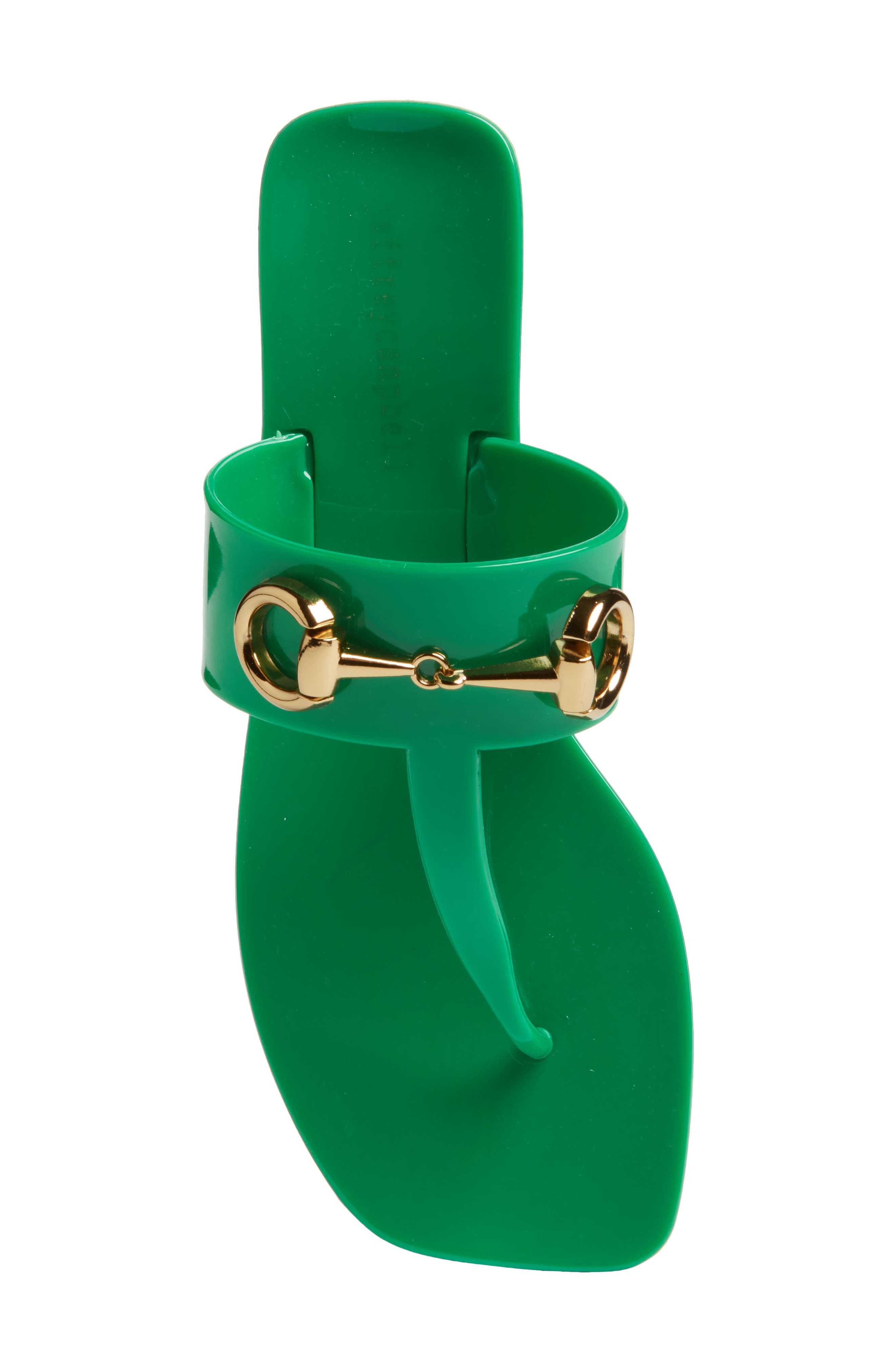 A Lil Bit Sandal, Alternate, color, GREEN SHINY
