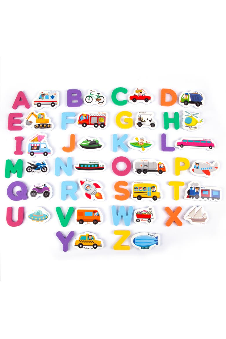 Abc Matching Magnet Set, 52Pc, 3+, Alternate, color, Multicolored