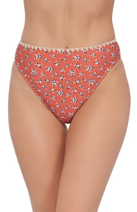 Cheeky High Leg High Waist Bikini Bottom