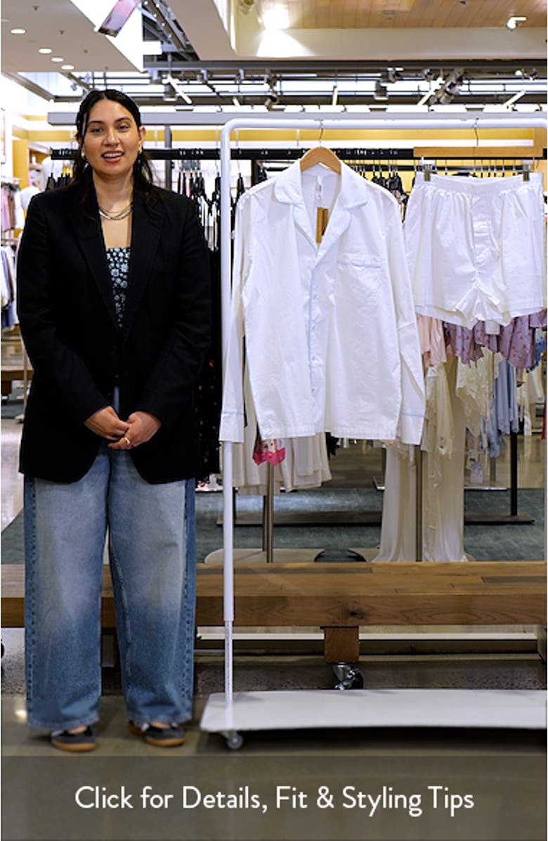 Cotton Poplin Boxer Sleep Set, sales video thumbnail