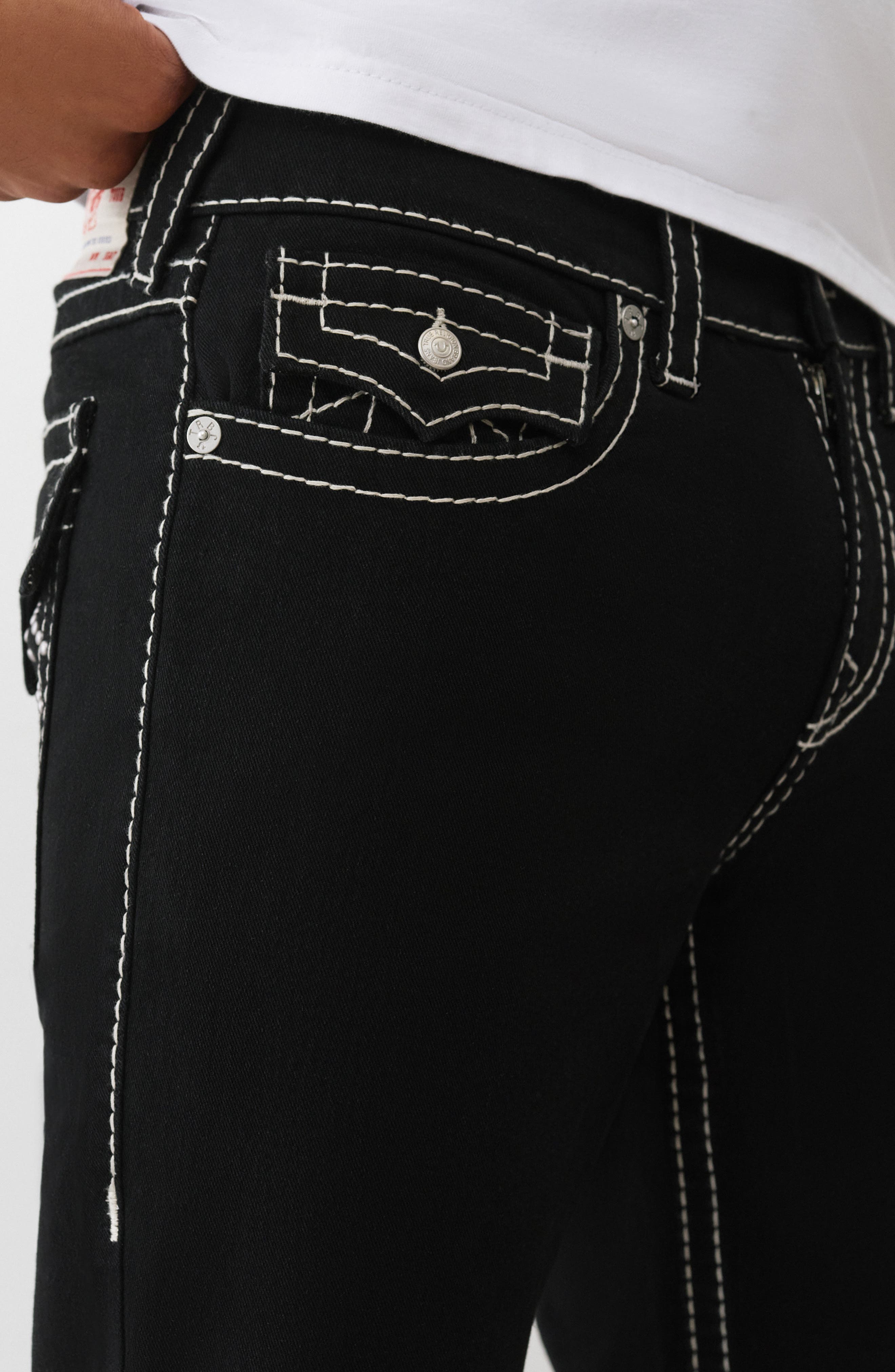 True Religion Ricky Big T Flap Straight Leg Jeans (Men) | Nordstromrack
