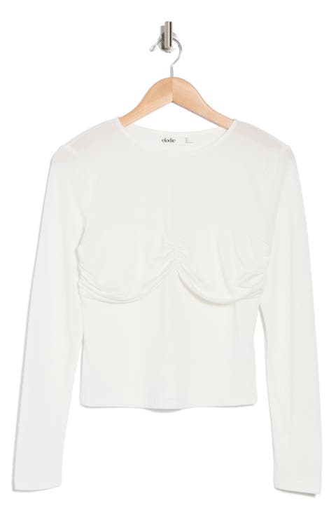 Ruched Long Sleeve Top