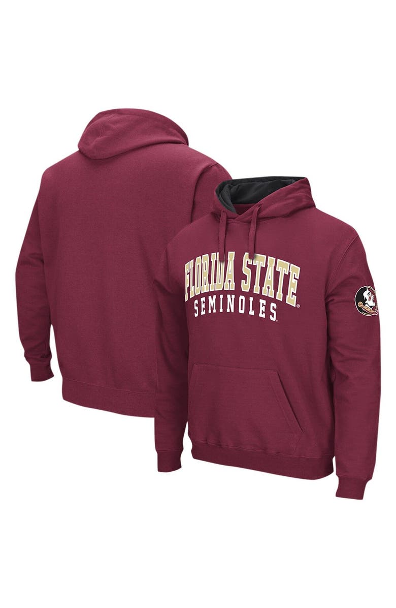 COLOSSEUM Men's Colosseum Garnet Florida State Seminoles Double Arch Pullover Hoodie, Main, color, 