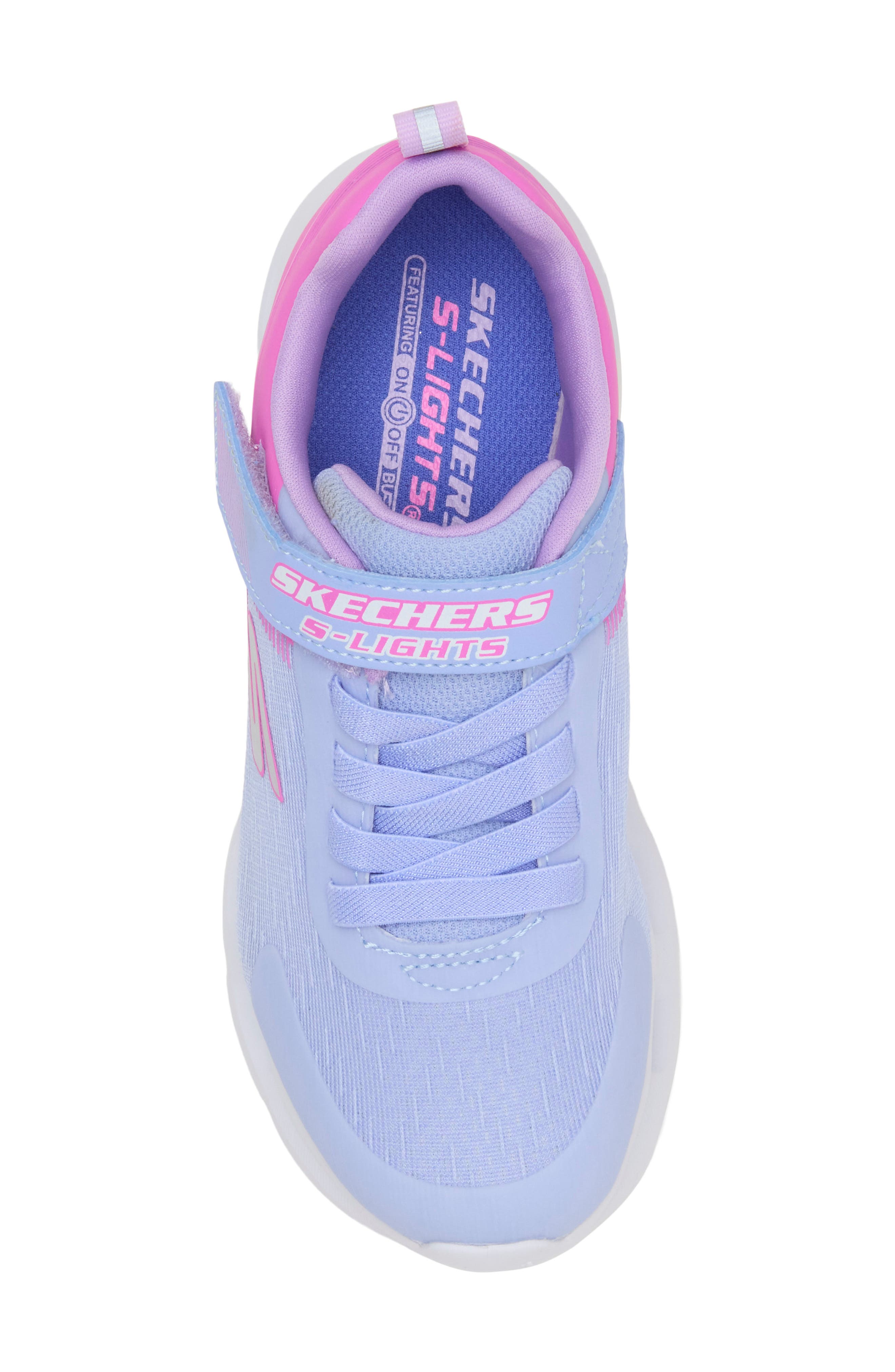 Kids' Glide-Step Lights Sneaker, Alternate, color, LVMT