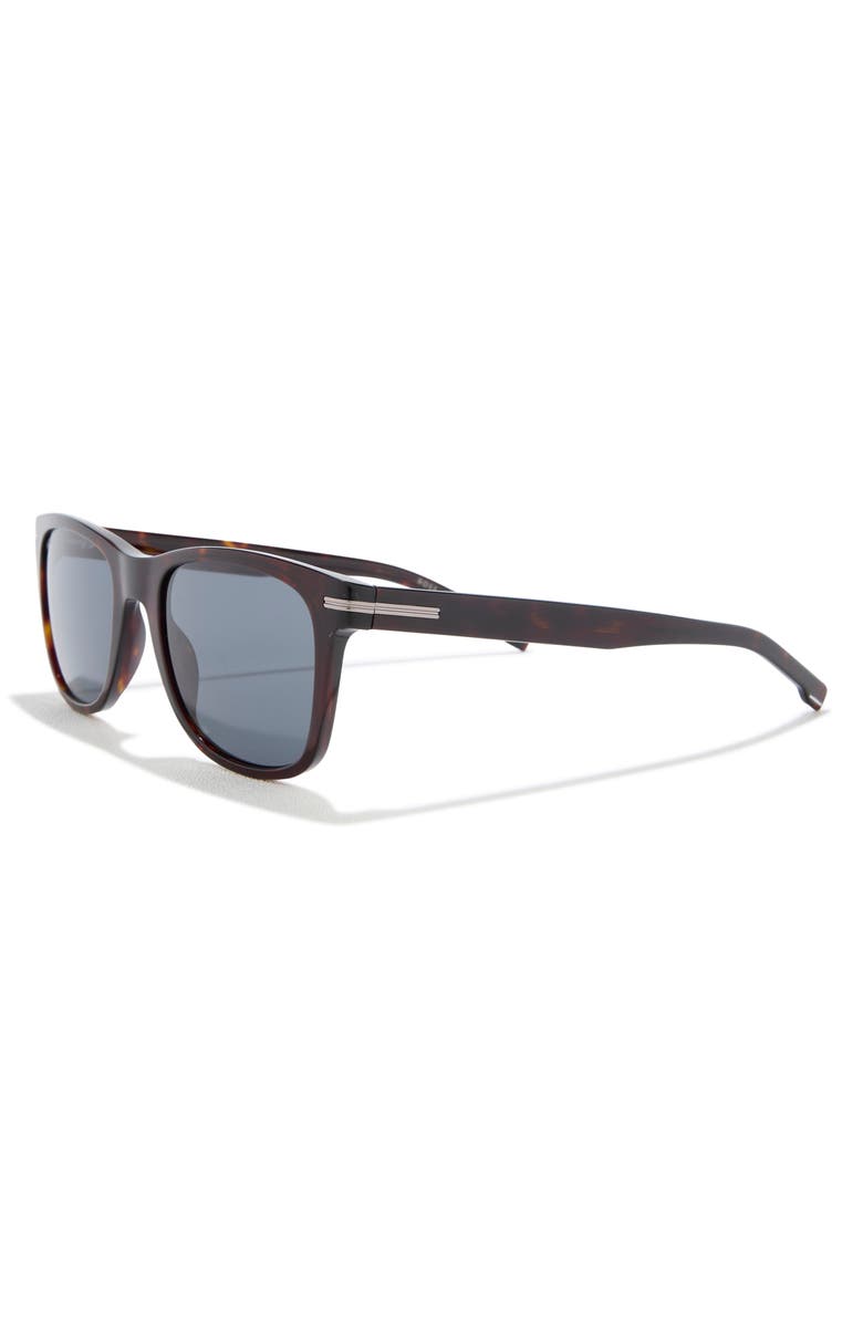BOSS 52mm Square Sunglasses, Alternate, color, Havana