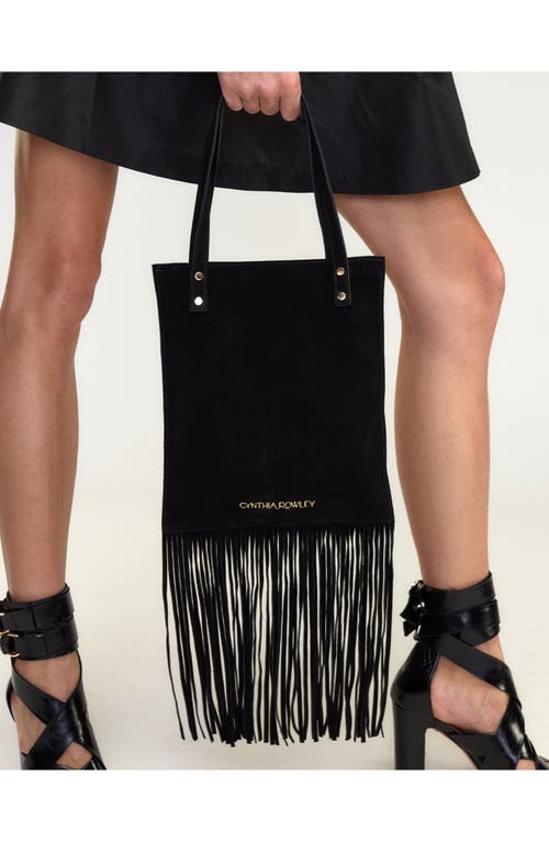 CYNTHIA ROWLEY CYNTHIA ROWLEY FELICITY FRINGE SUEDE TOTE 