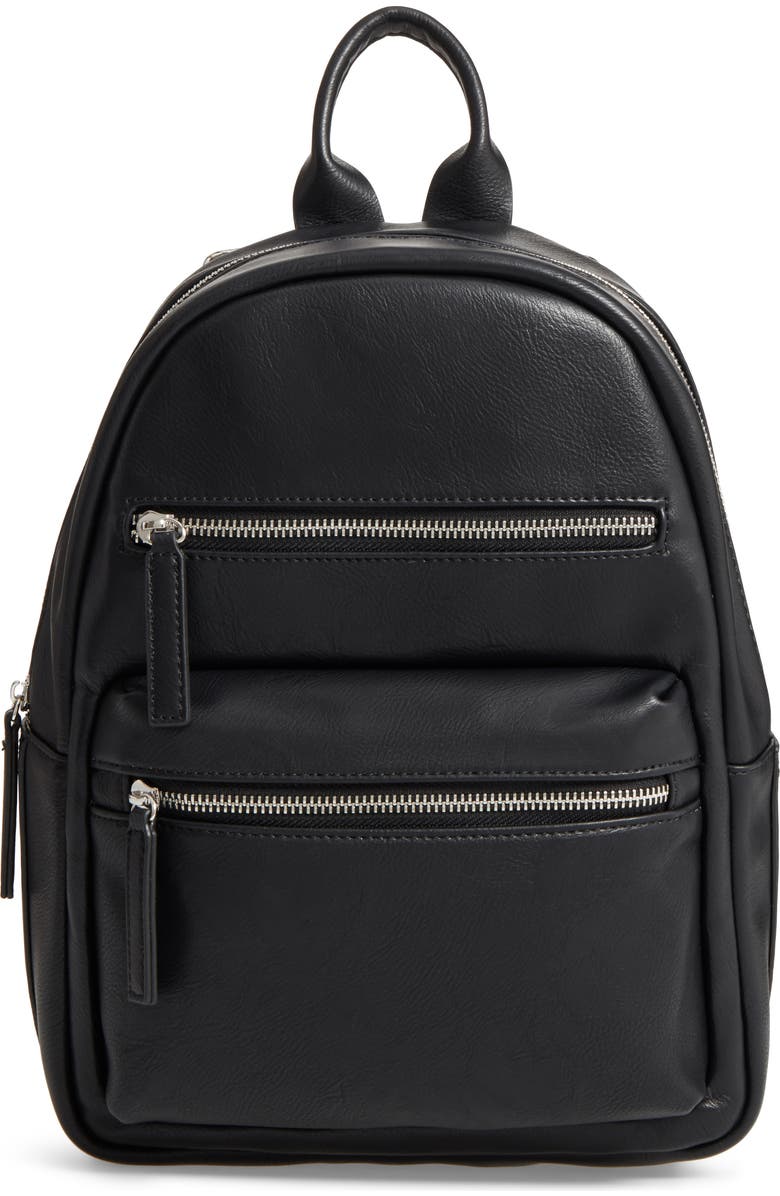 Phase 3 Faux Leather Backpack, Main, color,