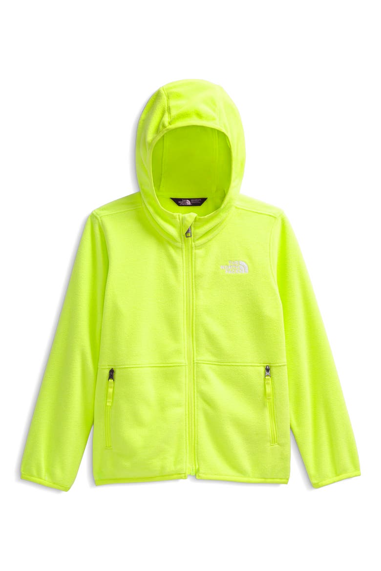 Kids' Glacier Polar Fleece Zip-Up Hoodie, Main, color, FIZZ LIME