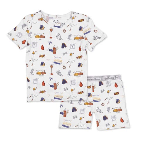 Boxing Kids 2-Piece Short Sleeve & Shorts Pajama Set