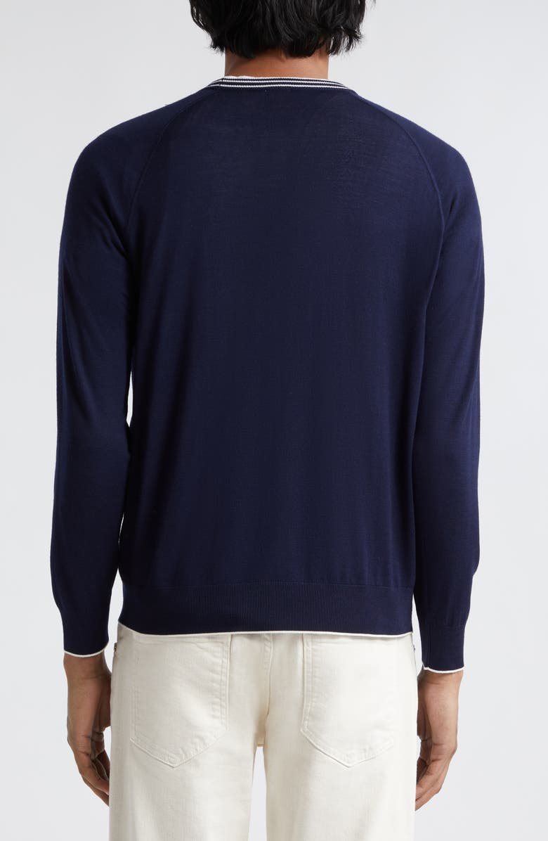 Eleventy Tipped Merino Wool Sweater, Alternate, color, 