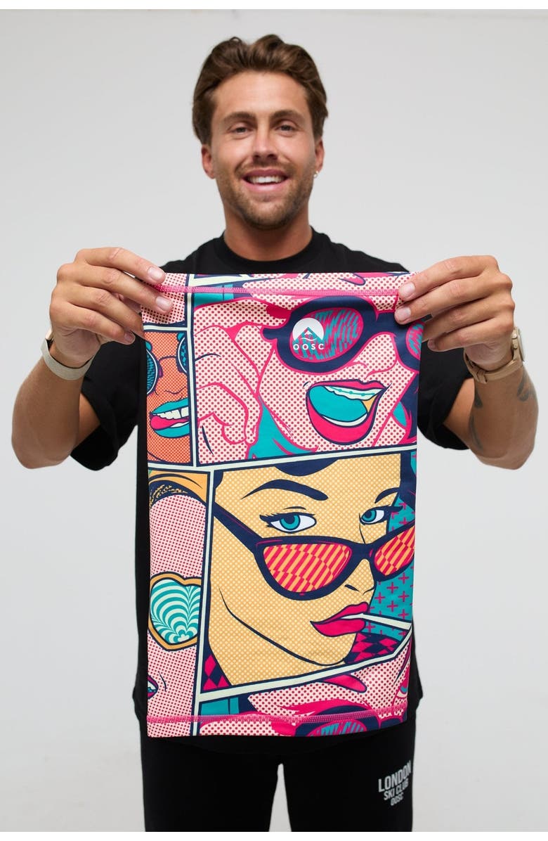 OOSC Neckwarmer - Comic Book Candy, Alternate, color, Comic Book Candy