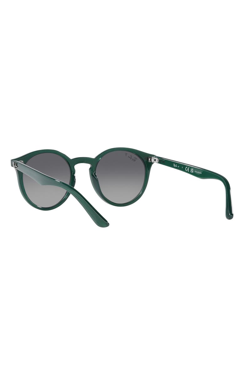 Ray-Ban Junior 44mm Round Sunglasses, Alternate, color, Opal Green