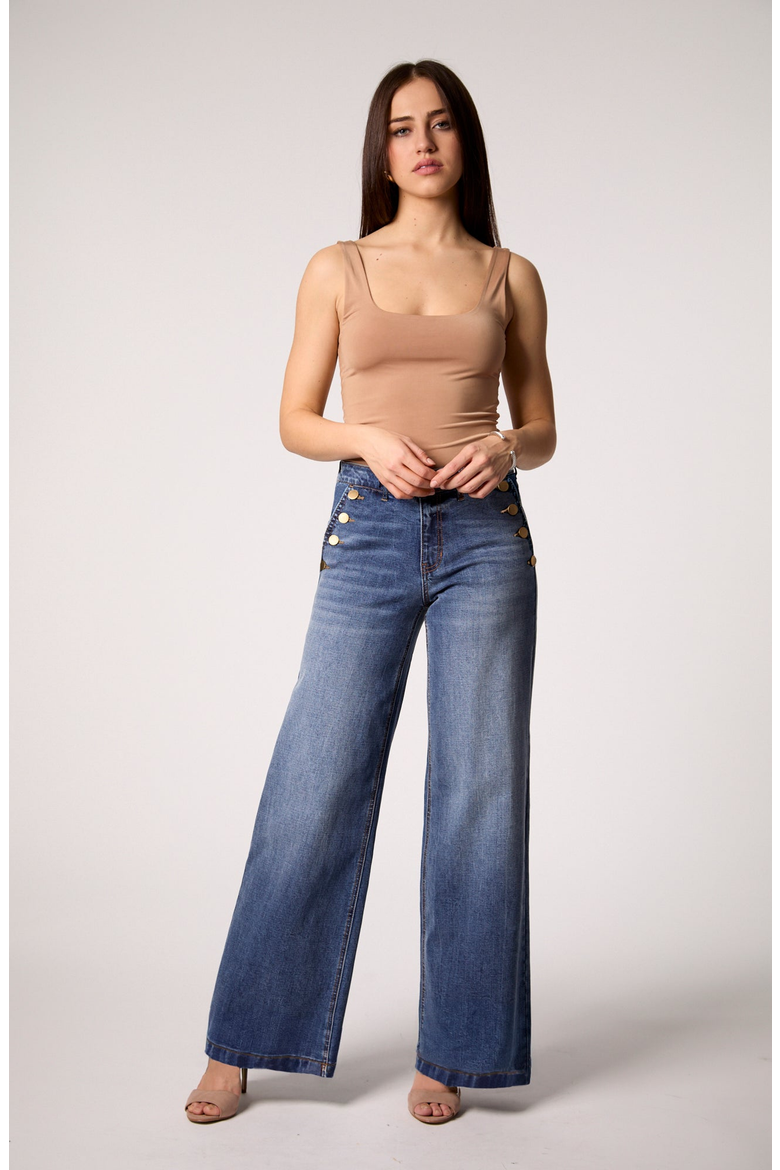 Selena Wide Leg Trouser, Alternate, color, Prague