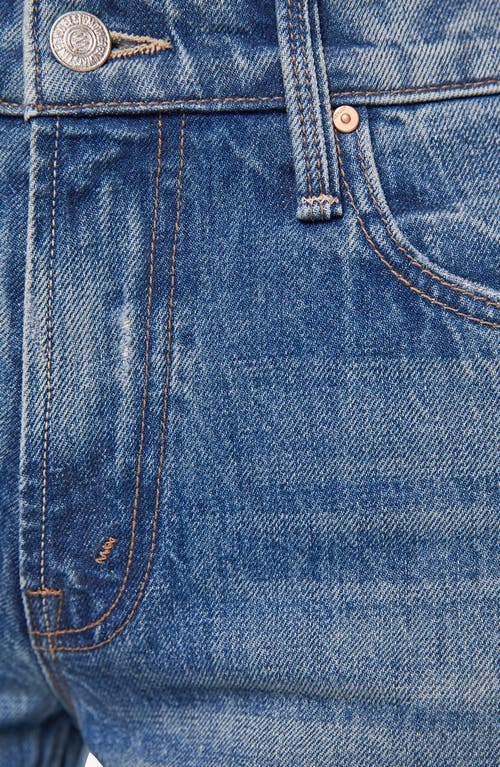 Mother The Bookie Flood Bootcut Ankle Jeans In Blue
