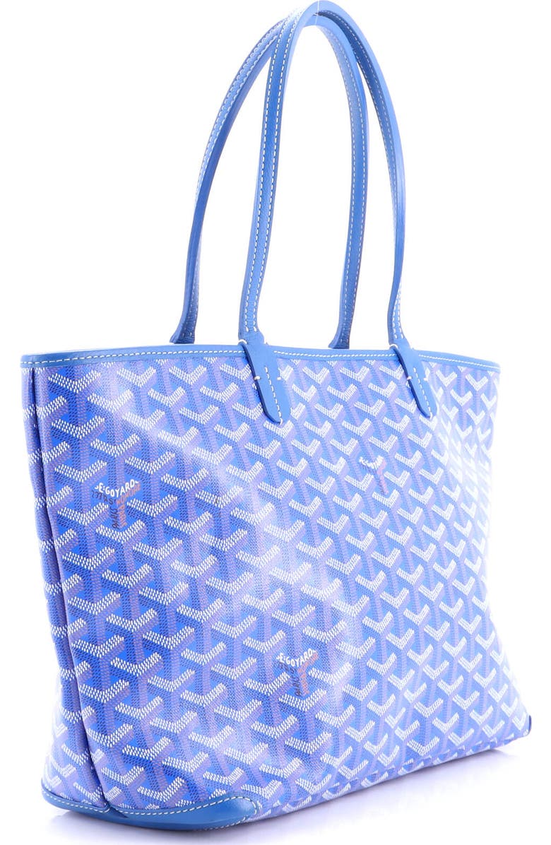 Pre-Owned Goyard Artois Tote Coated Canvas PM, Alternate, color, Blue