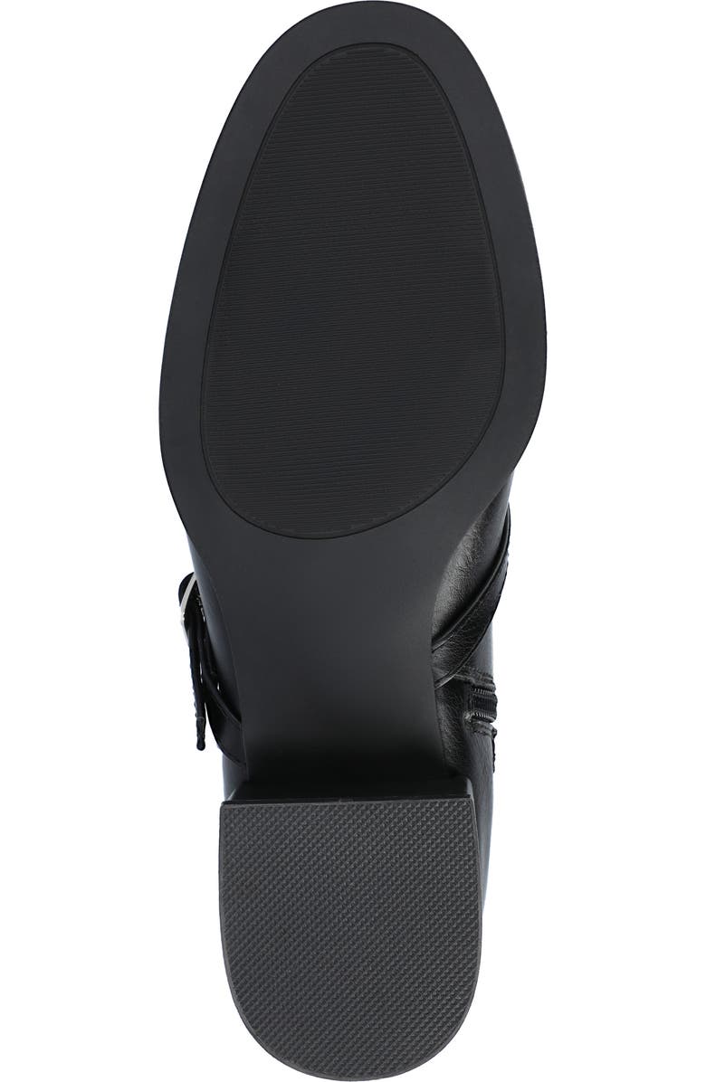 Journee Collection Elettra Buckle Knee High Boot, Alternate, color, Black