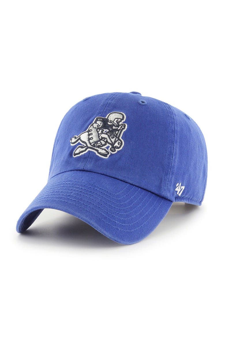Men's '47 Royal Dallas Cowboys Retro Joe II Clean Up Adjustable Hat, Main, color, Royal